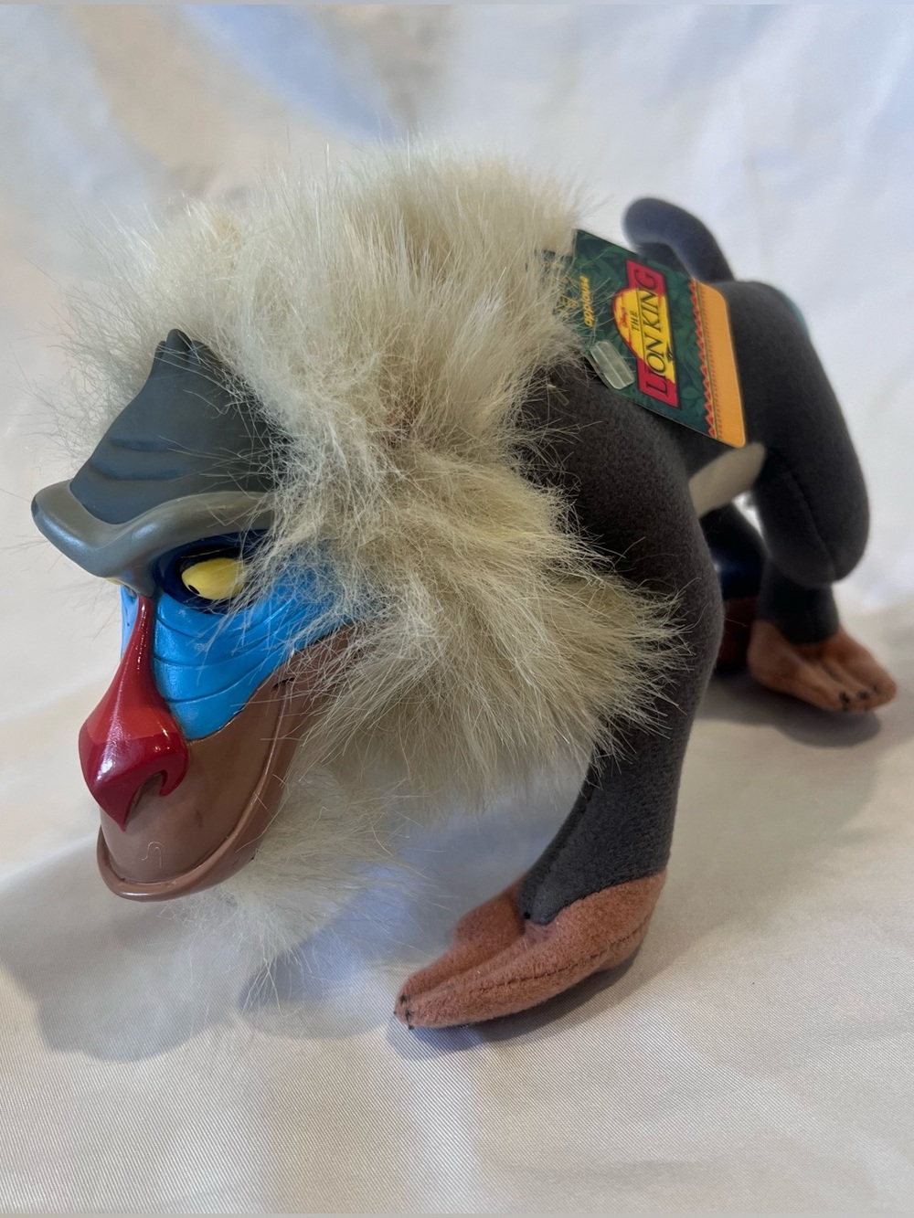 Vintage 1994 Disney Lion King Rafiki Plush Applause Original Hang Tag